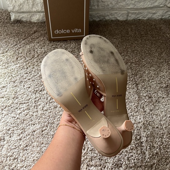 Dolce Vita Meeza Pearl Blush kitten heel - Picture 3 of 10